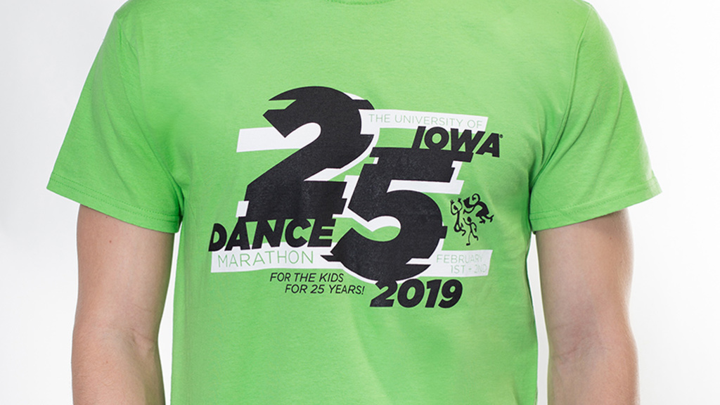 dance marathon 25 t-shirt